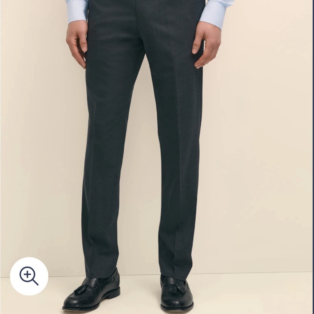 Men's Brooks Brothers Dark Gray Dress Pants